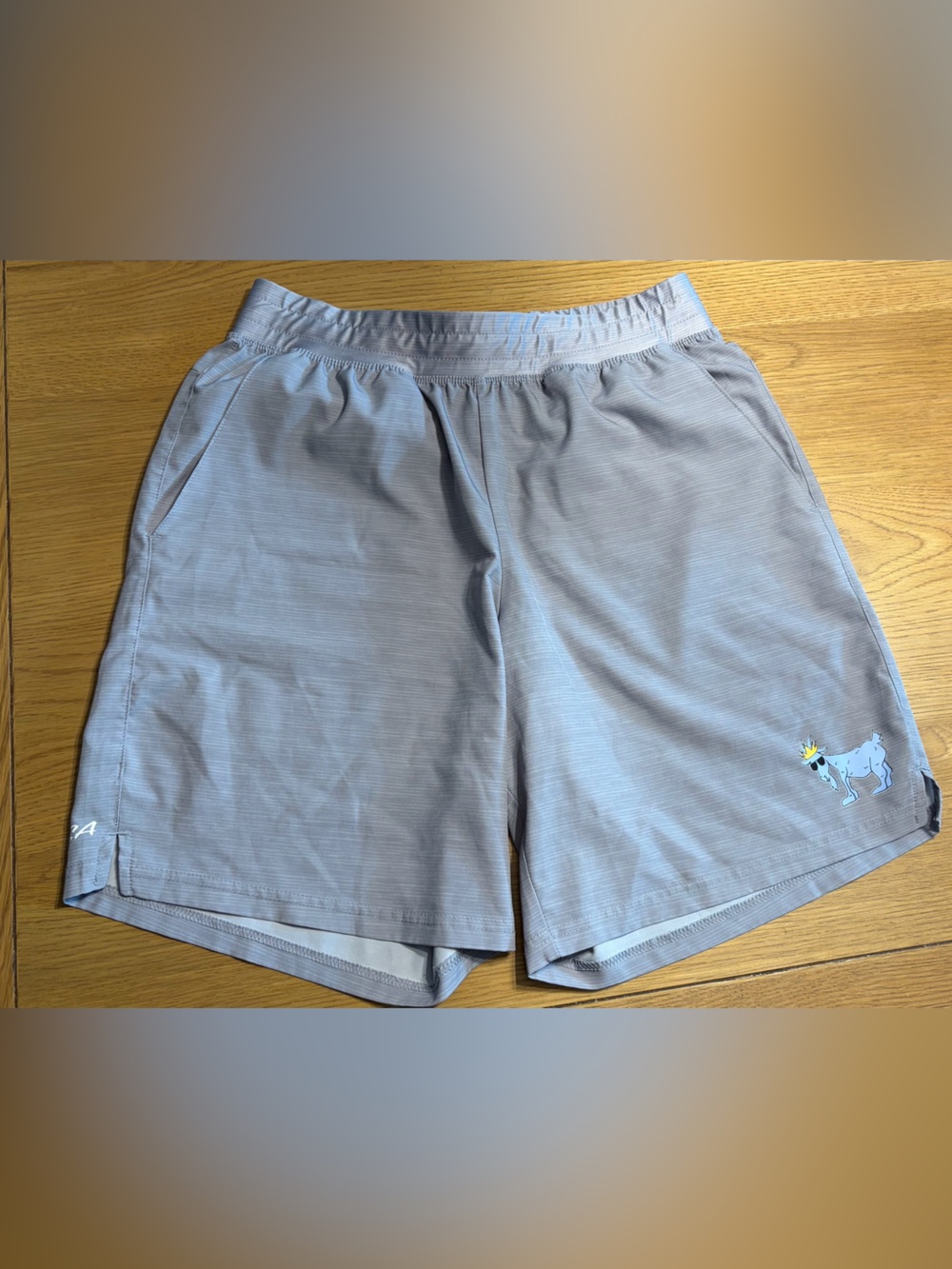 Goat USA Men's Lightweight Grey Performance Shorts- Medium